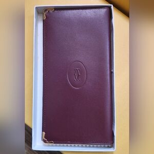 Cartier Bordeaux Long Wallet